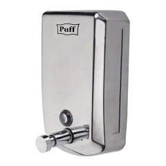 Дозатор для жидкого мыла из нерж. стали puff-8705, хром, 500 мл, с ключом, арт. 1402.137