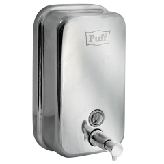 Дозатор для жидкого мыла из нержавеющей стали PUFF-8615, полированный, 1000 мл, арт. 1402.091