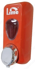 Диспенсер д/жидкого мыла-пены LIME 0.6л, оранжевый, арт. 972003