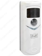 Освежитель воздуха автоматический puff-6115, белый, ударопрочный, EURO 320, 300 и 260 мл, арт. 1402.108
