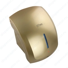 GFmark - Сушилка для рук, корпус пластик АБС цвет сатин золото, с неоновой подсветкой, КЛАССИКА 1800W, арт. 6901