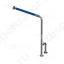 Поручень опорный для санузла, тип 4, лев, AISI 304/PVC, D38, арт. 87020-4L