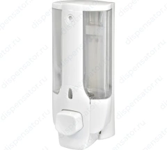 Дозатор для жидкого мыла пластиковый "Solinne", 1628, белый, 380 мл, арт. 2516.071