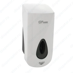 GFmark - Дозатор для ПЕНЫ, пластик ABS, белый, большой, с глазком - капля, 1000 мл, арт. 652