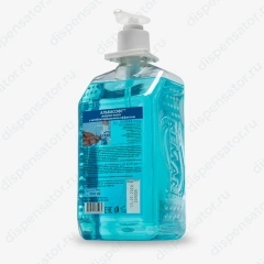 Жидкое мыло с антибактериальным эффектом "Альбасофт" флакон (картридж) для К3 с дозатором, 950мл. Keman 100044-0950