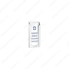 Диспенсер для гигиенических пакетиков, вместимость 50 шт., 278x127х36 мм, сталь, белая эпоксидная краска, Mediclinics, арт. DBH100