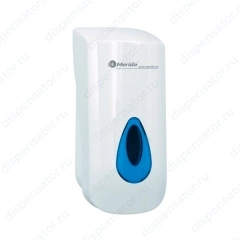 Дозатор жидкого мыла "MERIDA TOP MAXI" ABS-пластик, (0.8 л.) синяя капля,  DTN101