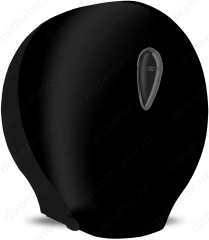 Диспенсер для туалетной бумаги Nofer малый пластмассовый чёрный, арт. 05004.N