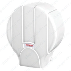 Диспенсер для туалетной бумаги LAIMA PROFESSIONAL LSA (Система T2), малый, белый, ABS-пластик, арт. 607992