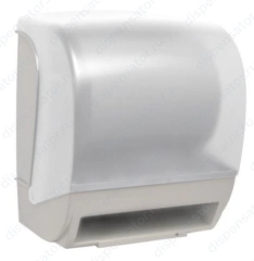 Диспенсер для бумажных полотенец Nofer Industrial 04004.2.W сенсорный, белый, пластик