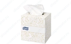 Салфетки для лица Tork 140278 косметические ультрамягкие в кубе белые