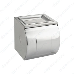 BRIMIX  - Держатель туалетной бумаги закрытый короб с пепельницей, из нержавеющей стали 304, хром, арт. 79909