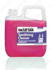 Слабощелочное моющее средство Saraya Smart San J-1  с антибактериальным эффектом, концентрат 1:300, 5л, 56016 