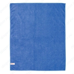 Тряпка для мытья пола из микрофибры, СУПЕР ПЛОТНАЯ, 70х80 см, синяя, LAIMA, 601250