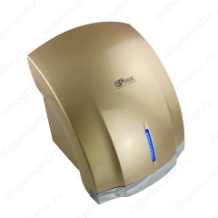 GFmark - Сушилка для рук, корпус пластик АБС цвет сатин золото + хром, с неоновой подсветкой,  КЛАССИКА 1800W, арт. 6880