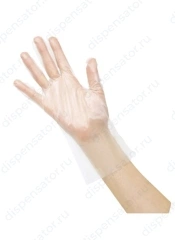 Виниловые перчатки неопудренные Saraya EVA 53509 (L) белые