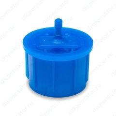 Торцевая базирующая втулка для рулонных полотенец Keman 100020-0000 синий, пластик (50 штук)