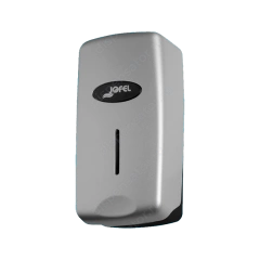 Дозатор Jofel Smart д/жидкого мыла, 1,0 л, ПЭ резервуар, ABS-пластик, серебристый цвет, арт. AC27350