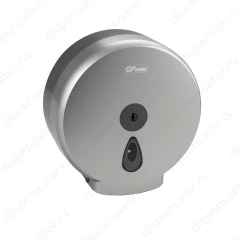 GFmark - Диспенсер для туалетной бумаги - барабан, пластиковый, СЕРЫЙ с глазком - капля с ключем, арт. 927