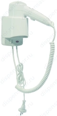 Настенный фен с подставкой Mediclinics, 1240 Вт, ABS-пластик, цвет белый, арт. SC0020