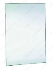 Зеркало антивандальное Nofer c рамкой из матовой нержавеющей стали,700х500мм, арт. 08051.S