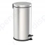 Урна для мусора (40л.) из стали с крышкой и педалью, круглая.