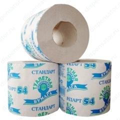 Туалетная бумага  Сити-ОПТ Остров однослойная 48 рулонов по 54м