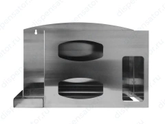 Диспенсер универсальный для перчаток, масок и емкости под жидкости ЦПО DU-001 хром, нержавеющая сталь
