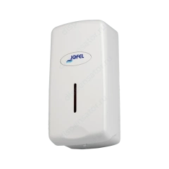 Дозатор Jofel Smart д/жидкого мыла, 1,0 л, ПЭ резервуар, ABS-пластик, белый цвет, арт. AC27050 