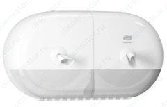 Двойной диспенсер для туалетной бумаги Tork SmartOne Elevation 682000 белый, пластик