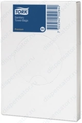Пакеты гигиенические полиэтиленовые Tork 204041 система B5, в упаковке 48 пачек по 25 листов