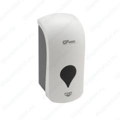 GFmark - Дозатор для ДЕЗИНФЕКЦИИ, пластик ABS, белый, большой, с глазком, 1000 мл, арт. 657