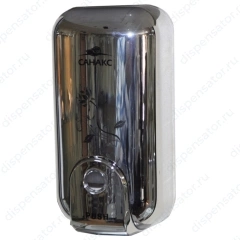 САНАКС - Дозатор жидкого мыла настенный хромированный, 380 мл, арт. 20804