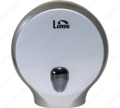 Диспенсер д/туалетной бумаги LIME 200м серый, арт. 915201