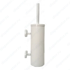 Ёршик туалетный MERIDA OPTIMUM настенный, эмалированный, белый, сталь, арт. GIB345