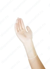 Виниловые перчатки опудренные Saraya 53513 (L) белые