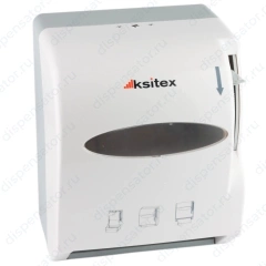 Диспенсер рулонных полотенец Ksitex AC1-13W белый, пластик