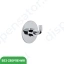 Крючок одинарный "ROUND", арт. FX-92105