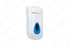 Дозатор жидкого мыла "MERIDA TOP MINI" ABS-пластик, (0.4 л.) синяя капля,  DTN102