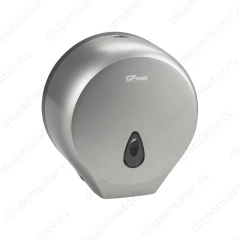 GFmark - Диспенсер для туалетной бумаги - барабан ПРЕМИУМ, пластиковый, СЕРЫЙ с глазком - капля, с ключем, арт. 926