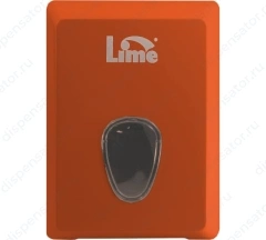 Диспенсер д/туалетной бумаги в пачках LIME оранжевый, арт. 916003