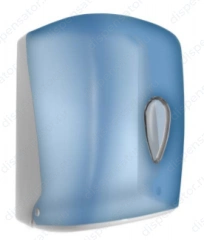 Диспенсер для бумажных полотенец Nofer Wick 04108.T синий, пластик