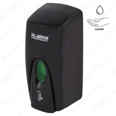 Дозатор для жидкого мыла LAIMA PROFESSIONAL ORIGINAL, НАЛИВНОЙ, 1 л, черный, ABS-пластик, 605783