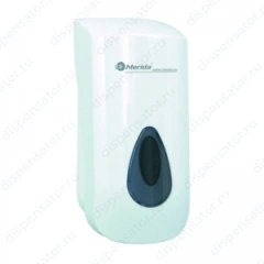 Дозатор жидкого мыла "MERIDA TOP MAXI" ABS-пластик, (0.8 л.) серая капля, DTS101