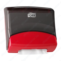 Диспенсер для протирочных материалов Tork Performance 654008 красный, пластик
