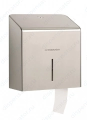 Диспенсер металлический Kimberly-Clark K-C Profeccional для туалетной бумаги в рулонах, арт. 8974