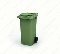 Контейнер для мусора с крышкой ТМ Пластик система 120 л зеленый, 27.C29 