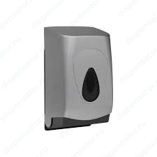 Диспенсер листовой туалетной бумаги MERIDA UNIQUE SILVER LINE (глянец), BUS451