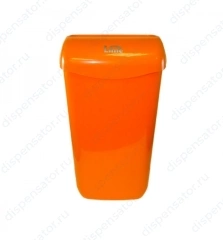 Корзина д/мусора LIME 11л подвесная с держателем мешка оранжевая, арт. 974113