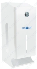 Диспенсер для туалетной бумаги Nofer 05101.W Industrial белый, нержавеющая сталь
